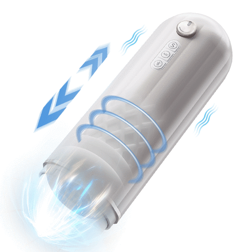 リズムピストン Bluetoothコントロール 無段階スピード 激振動 加熱 多機能混合 電動オナホール